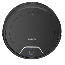 Robotic Vacuum Cleaner, Robot Vacuum Cleaner with Two Brush, Quiet, Super Slim, Strong Suction, Ideal for Pet Hair, Hard Floor and Low-Pile Carpet